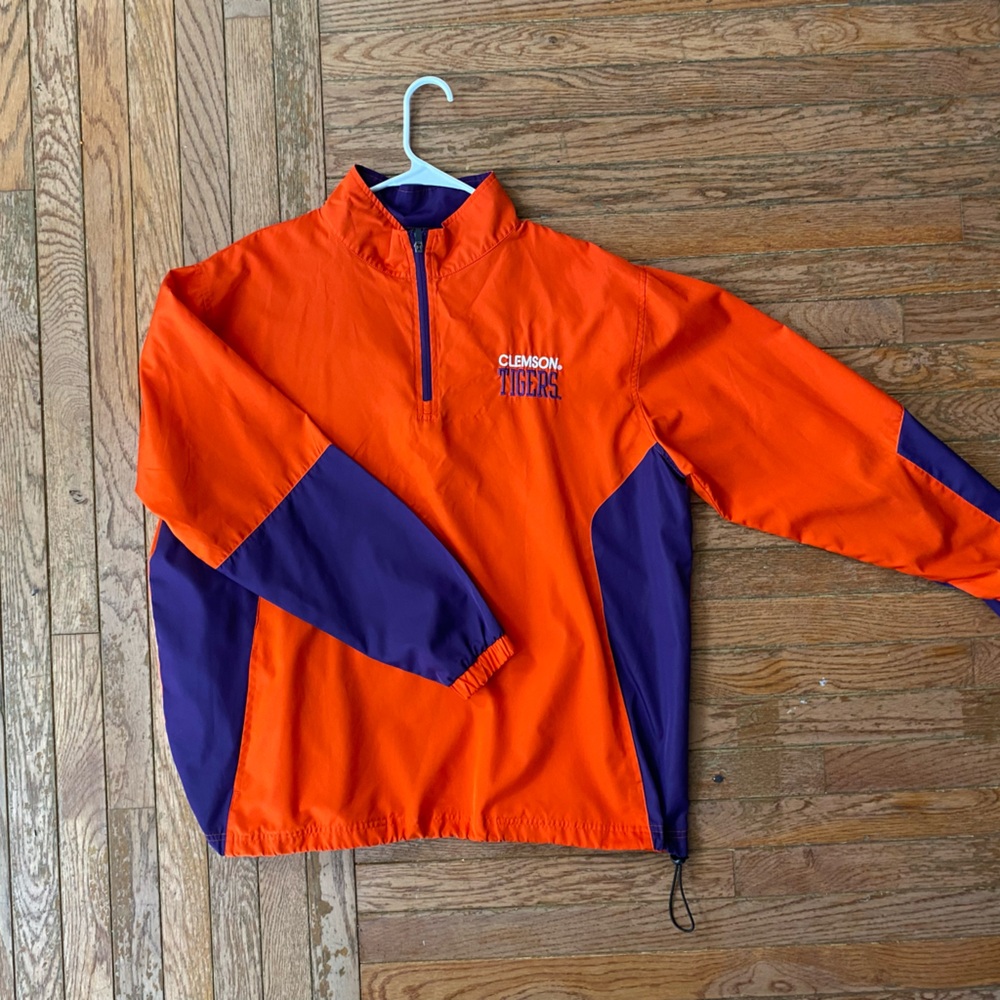 Men’s Knights Apparel Clemson Tigers windbreaker.